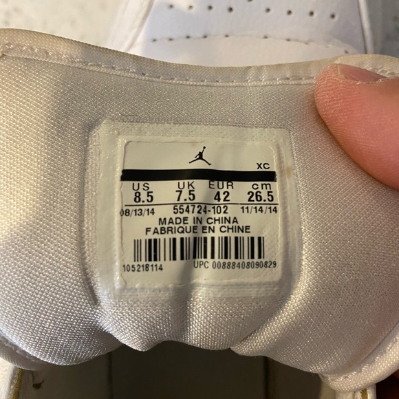 Vintage Nike Air Jordan 1 Retro Mid White Cool Grey - Picture 11 of 15